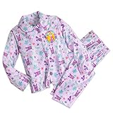 (ディズニー) Disney ラプンツェル 長袖 フランネル パジャマ ギフトセット 起毛 女の子 (US3 サイズ100cm) [並行輸入品]