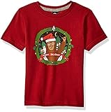 Volcom Boys' Little Boys' Big Guy Short Sleeve Tee Youth Deep Red 7 [並行輸入品]