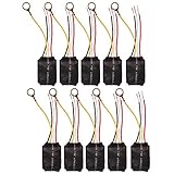 BQLZR 120 V / 240 V 50 Hz / 60hzテーブルデスクランプライト3 Wayタッチコントロールセンサースイッチディマー変調器10個パック