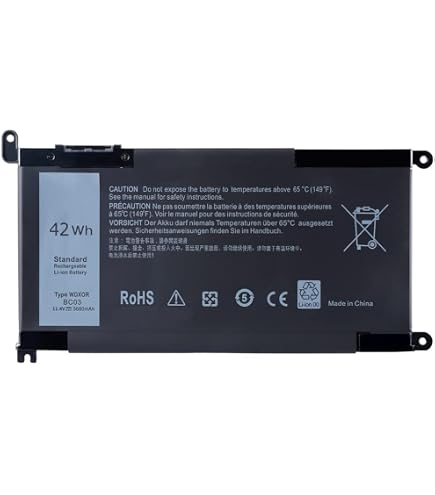 Amazon.co.jp: HASESS WDX0R バッテリー 交換用 Dell Inspiron 13 5368