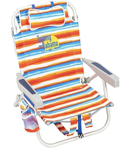 Amazon.co.jp: Tommy Bahama ビーチチェア アルミ グリーンストリップ