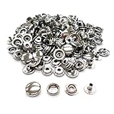 ジャンパーホック 12ｍｍ 金具 シルバー 50組 ボタン 留め具 レザークラフト ハンドメイド