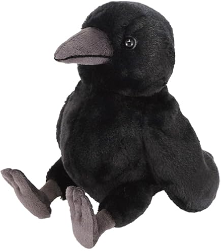 Amazon.co.jp: POPOTATO 大型カラスぬいぐるみ リアルな9.44インチ
