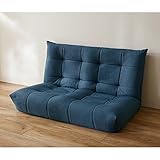 ボリュームにこだわったコーナーローソファーセット　　ネイビー　サイズ:２人掛け