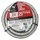 AFCケーブルシステム5503 – 22-afc 3 / 4 " x 25 '軽減、壁鋼電線管、コイル。