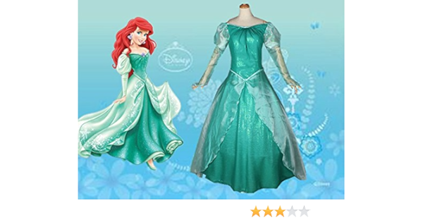 21超人気 ディズニープリンセス 人魚姫 アリエル ドレス コスプレ衣装 売り尽くしセール Green Property Development Com