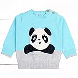 2017年　秋　新着　ベビー　2017　秋　新着　赤ちゃん　純コットン　ベビー　ニット服　カバーオール (18M, ブルー)
