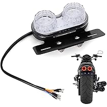 Amazon | バイク オートバイ LED ツインテール テールランプ
