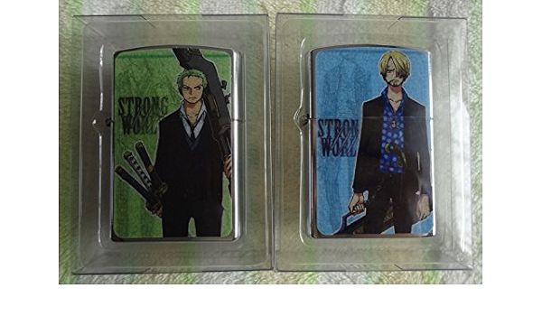 Amazon Co Jp One Piece ワンピース ジッポ風 オイルライター Strong World ゾロ サンジ ２種セット 腕時計