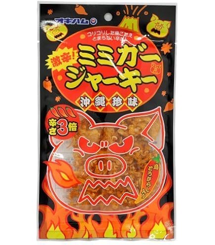 Amazon.co.jp: スッパイマンミミガージャーキー 25g 10袋セット : 食品