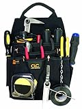 Custom Leathercraft 5505 Professional Electrician's Tool Pouch, Ballistic Poly, 12-Pocket [並行輸入品]