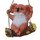 feileng　コアラさんのガーデンオーナメント ガーデン置物 お庭の置物　可愛い 動物､植物のガーデンオブジェ キュートなガーデニングインテリア室内 ガーデン 園芸置物