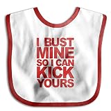 バストMine。。。Kick Yoursコットン幼児子供用調節可能な男の子女の子ベビーエプロンドレスエプロンドレスbaby-unisex