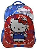Hello Kitty Girl's 16" School Backpack Travel Bag with Rain Hood [並行輸入品]