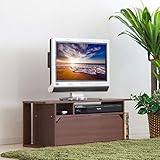 サンゴ テレビ台 幅80cm 32型 木製 薄型 テレビ台 モダン おしゃれ 小型 扉付き (ブラウン) wifi ラック wifi収納 AKU1005556