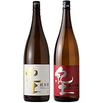 Amazon.co.jp: 紀土 晩酌セット 1800ml×2本 日本酒 平和酒造 純