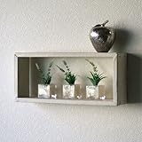 リサイクルウッド　ボックスシェルフＭ　ホワイト