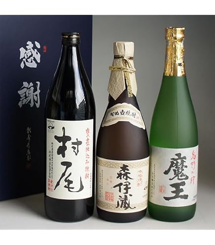Amazon.co.jp: [焼酎 ギフトセット] 芋焼酎の最高峰3Mセット！森伊蔵