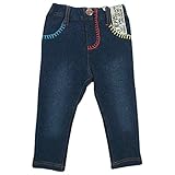 CHILD CHAMP(チャイルド チャンプ) 8オンスストレッチデニムブランケット刺繍スキニーパンツ 80cm /ネイビー NO.C-86151303