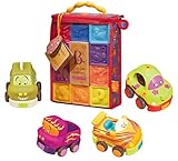 B. One Two Squeeze Blocks with Wheeee-Is Vehicles by Toysmith