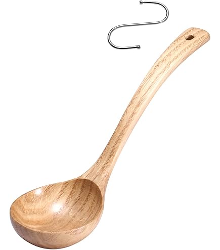 Amazon | 木製おたま(S)[21.5×7.5cm] | 鍋用品 料亭 旅館 和食器