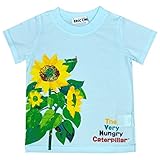 アスナロ（トップス 半袖tシャツ） ERIC CARLE はらぺこあおむし 半袖Tシャツ ベビー 子供 男の子80 サックス