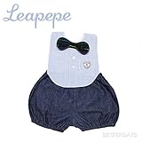 (レアペペ) Leapepe スタイ＆ブルマセット RIBBON TIE-3 BLACKWATCH [ベビー・キッズ] 00-5018-29 (F(70-80cm), BLACWATCH (ブラックウ