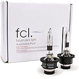 fcl.(エフシーエル) D2R HID バルブ ホワイト 純白色 6000K 車検対応 12V 24V 対応 純正交換 35W リフレクター 左右分2個入り
