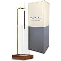 Amazon.co.jp: nonoru お香立て 【自社開発】ガラス転倒防止 灰