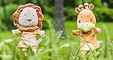 ぬいぐるみアニマルハンドパペット子供のためのおかしいおもちゃ、ライオン