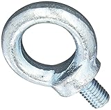 uxcell アイボルト輪 シルバー メタル 負荷 0.23 トン モデル: M10 アイボールト