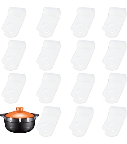 12pz Clip Protettive Per Coperchio Forno Olandese, Clip Protettive Per