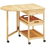 (エーハート)AHEART テーブル付きキッチンワゴン キャスター付き SI 60 ナチュラル