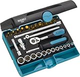 HAZET(ハゼット) ソケットレンチセット 854 差込角:6.35mm 30点 1セット