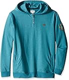 Lucky Brand Little Boys' Toddler French Terry Henley Pullover Hoodie Brit Blue 2T [並行輸入品]