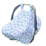 Choice　バウンサーカバー　ベビーカー　パラソル　サンシェード　虫よけ日よけカバー　風防レインカバー　コットンガーゼ　小象 タイプ