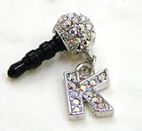 スマートフォン用スマホピアス　イニシャル　K