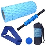 エクササイズ用グッズ 5種セット 収納バッグ付き 持ち運び 自宅でできる ストレッチ 運動不足 マッサージ