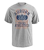 NCAA Auburn Tigers Pro重量半袖ロゴTシャツ S ホワイト