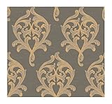 York Wallcoverings WD2961SMP Walt Disney Signature Acantus Scroll Medallion Wallpaper Memo Sample, 8