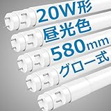 LED蛍光灯 20W形 直管 58cm 1100LM グロー式工事不要 両側給電 T8 買い換え 20W型 led蛍光管 20w 直管型led 直管蛍光灯20w形 口金G13 節電 工場照明 (昼光色6000K, 20W形 10本入)