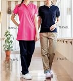 介護衣 ボンマックス (Natural Smile) FP6307L レディスロールアップパンツ 3L 8.ネイビー
