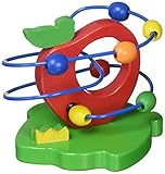 丸和 木のおもちゃ ウッデントイ ビーズコースター りんご