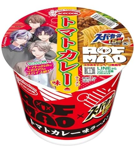 Amazon.co.jp: エースコック スーパーカップ1.5倍×ROF-MAO トマト