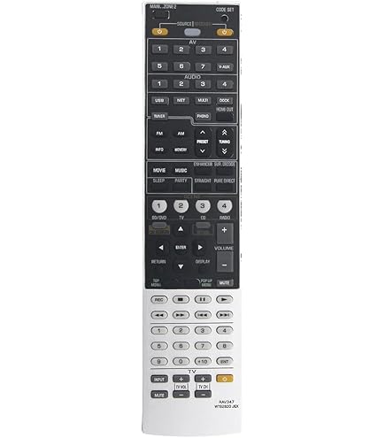Amazon | RAV576 VDM8710 交換用AVレシーバーリモコン Yahama