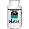 ソースナチュラルズ(Source Naturals) L-リジン 1000mg 100タブレット [海外直送][並行輸入品]