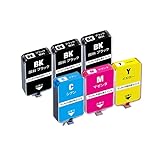 【pomme】 BC-385XL BC-386XL 大容量 補充インク 4色セット + 2BK 顔料 キヤノン対応 詰め替え インクボトル ISO14001 ISO9001認証工場 (BC385 BC386)