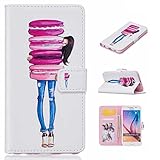 Samsung Galaxy S6 手帳型 ケース Zeebox 高品質 落下防止 保護カバー 財布型ケース カード収納ホルダー マグネット式 Samsung Galaxy S6 対応 無期限生涯補償