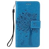 Huawei P9 Lite ケース 手帳型ケース, UNEXTATI 高級 PUレザー 保護ケース 財布型 カバー 液晶保護 カード収納 スタンド機能 マグネット開閉式 ストラップ付き Huawei