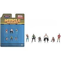 アメリカンジオラマ　メカニック3　1/64スケール　フィギュア Amazon.co.jp: アメリカン ジオラマ 1/64 フィギア レディ